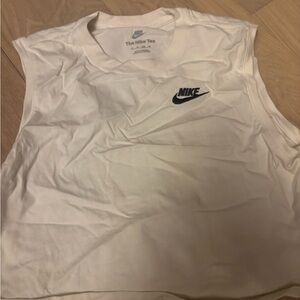 Nike Cream Tee with Logo